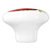 Aardbei keramische knop (Zijkant)