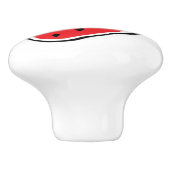 Aardbei Keramische Knop (Zijkant)