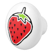Aardbei Keramische Knop (Rechts)