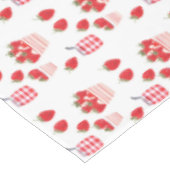 Aardbei Keuken Zomer Landhuis Tafelkleed (Gekanteld)