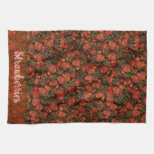 Aardbei keukenhanddoeken (Horizontaal)