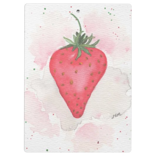 Aardbei Klembord (Achterkant)