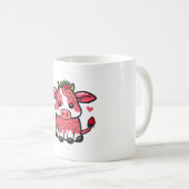 Aardbei Koe  Koffiemok (Voorkant rechts)