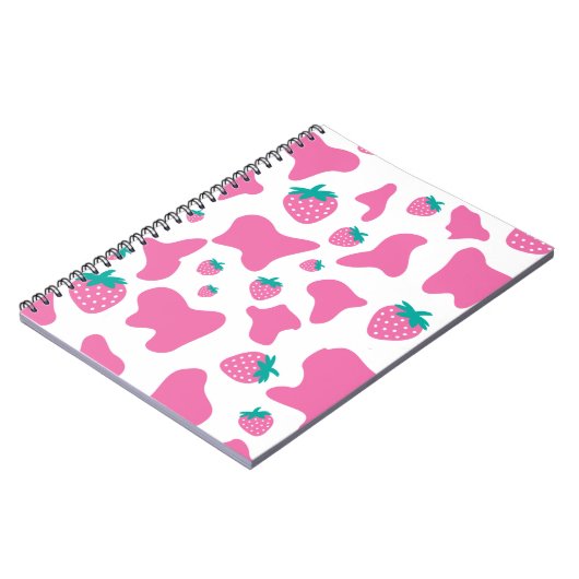 Aardbei-Koe Notitieboek (Linkerzijde)