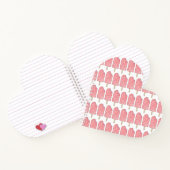 Aardbei Korstaart Eclair Ice Cream Pop Popsiche Notitieboek (Binnen)