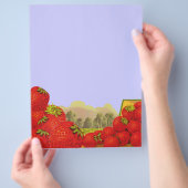 Aardbei  krat Art Flyer (Hand)