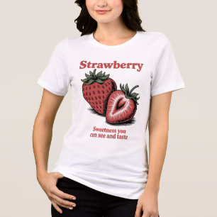 Aardbei kunst - zoetheid die je kunt proeven Tri-Blend shirt
