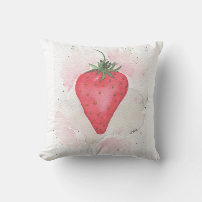 Aardbei Kussen (Voorkant)