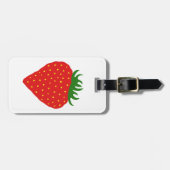 Aardbei label bagagelabel (Voorkant horizontaal)
