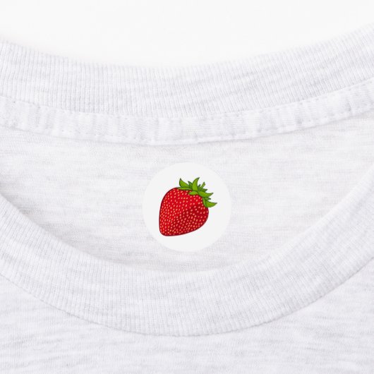 Aardbei Labels (Aangebracht)