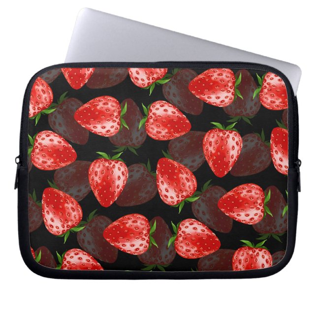 Aardbei Laptop Sleeve (Voorkant)