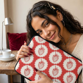 Aardbei Laptop Sleeve