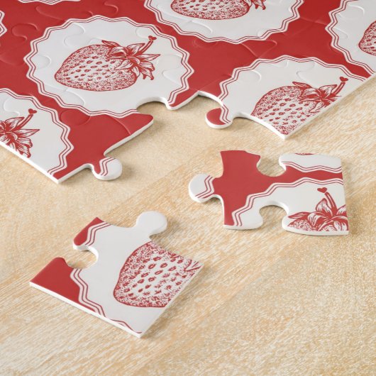 Aardbei Legpuzzel (Zijkant)