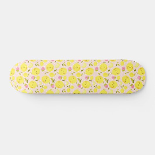 Aardbei Lemon Pink Persoonlijk Skateboard (Horizontaal)