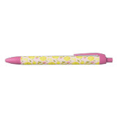 Aardbei Lemon Pink Zwarte Inkt Pen (Bovenkant)