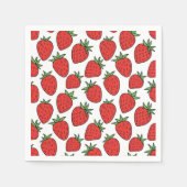 Aardbei | Leuke fruit-thema party decor Servet (Voorkant)