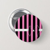 Aardbei Licorice Ronde Button 5,7 Cm (Voorkant /achterkant)