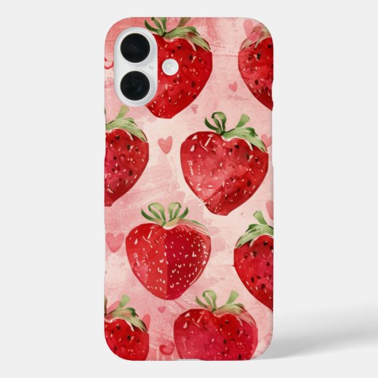 Aardbei Liefde Case-Mate iPhone Case (Achterkant)
