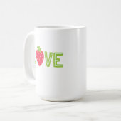 Aardbei Liefde Mok (Voorkant links)