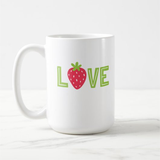 Aardbei Liefde Mok (Links)