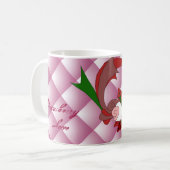 Aardbei Liefde Mok Roze Koud (Voorkant links)