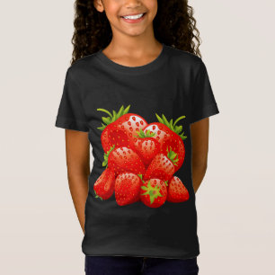 Aardbei Liefde Vegan Lover Fruit Cool Vegan T-shirt