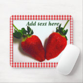 Aardbei Lover_ Muismat (Met muis)