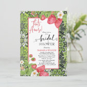 aardbei mandala Dat is Amore Vrijgezellenfeest Kaart (Staand voorkant)