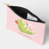 Aardbei Matcha Dinosaur Etui (Open)