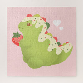 Aardbei Matcha Dinosaurus Legpuzzel
