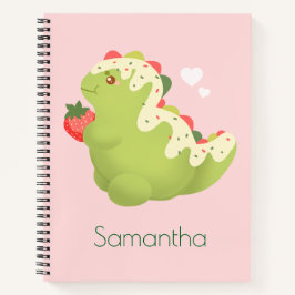 Aardbei Matcha Dinosaurus  Notitieboek