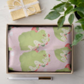 Aardbei Matcha Dinosaurus Tissuepapier (Geschenk)