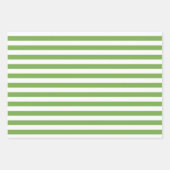 Aardbei Matcha Strepen Inpakpapier Vel (Voorkant 3)