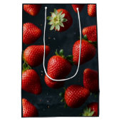 Aardbei Medium Cadeauzakje (Achterkant)