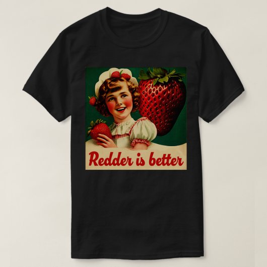  aardbei meisje aardbei liefhebbers t-shirt (Design voorkant)