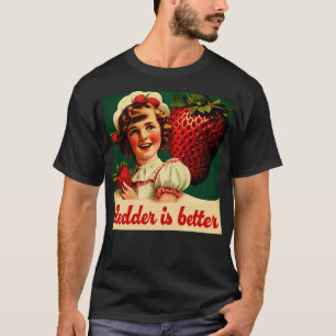 aardbei meisje aardbei liefhebbers t-shirt