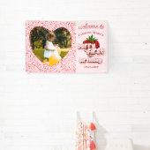 Aardbei Meisje Berry Eerste 1e Verjaardag Foto Spandoek (Insitu)