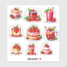 Aardbei meisje 🍓 sticker