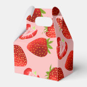 Aardbei Meisje Verjaardag Berry Zoet| Berry First Bedankdoosjes (Achterkant)