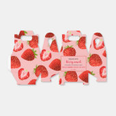 Aardbei Meisje Verjaardag Berry Zoet| Berry First Bedankdoosjes (Uitgevouwen)