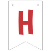 Aardbei Meisje Verjaardag Gelukkige Verjaardag Vlaggetjes (Tweede vlag)