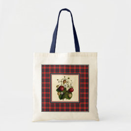  aardbei met Fraser Tartan Canvas tas