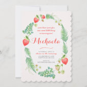 Aardbei met Vruchten Kaart (Voorkant)