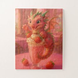 Aardbei milkshake draak legpuzzel