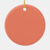 Aardbei Milkshake retro roze Keramisch Ornament (Achterkant)