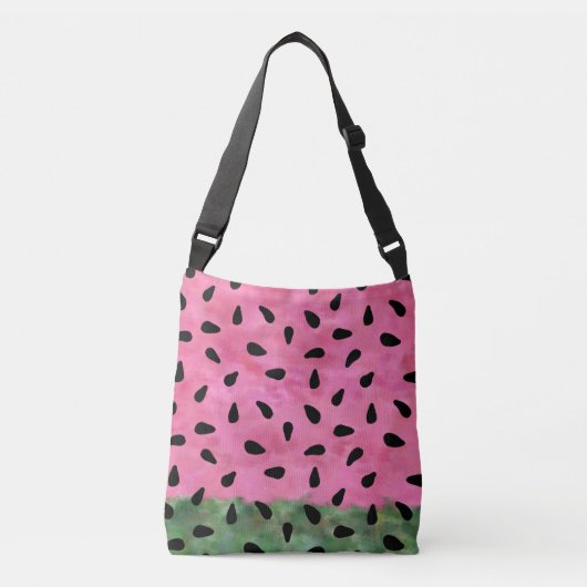 Aardbei Modieuze Fruit Zomer Canvas tas (Voorkant)