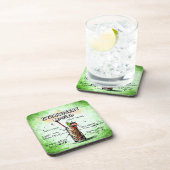 Aardbei Mojito Drink Recipe Drankjes Onderzetter (Rechterzijde)