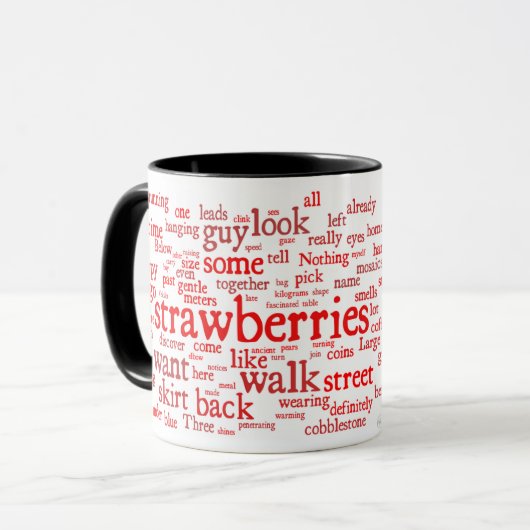 Aardbei Mok (Voorkant links)