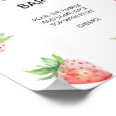 Aardbei \ Mom-osa bar Poster (Hoek)