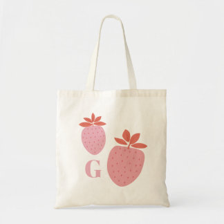 Aardbei Monogram Tote Bag